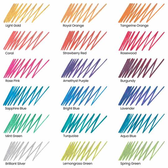 Arteza® 1mm Iridescent Super Glitter Gel Pens